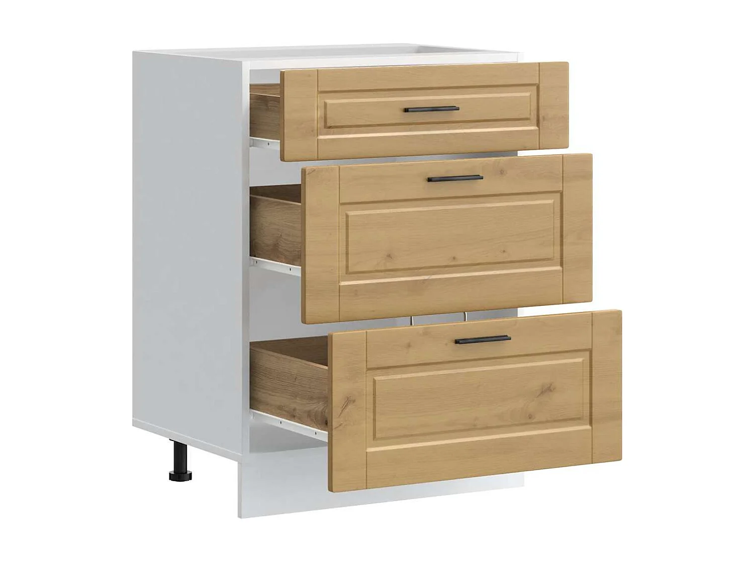 Meuble de cuisine chêne artisanal bois d'ingénierie