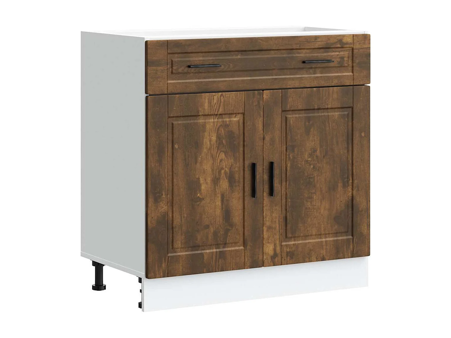 Meuble de cuisine chêne fumé bois d'ingénierie