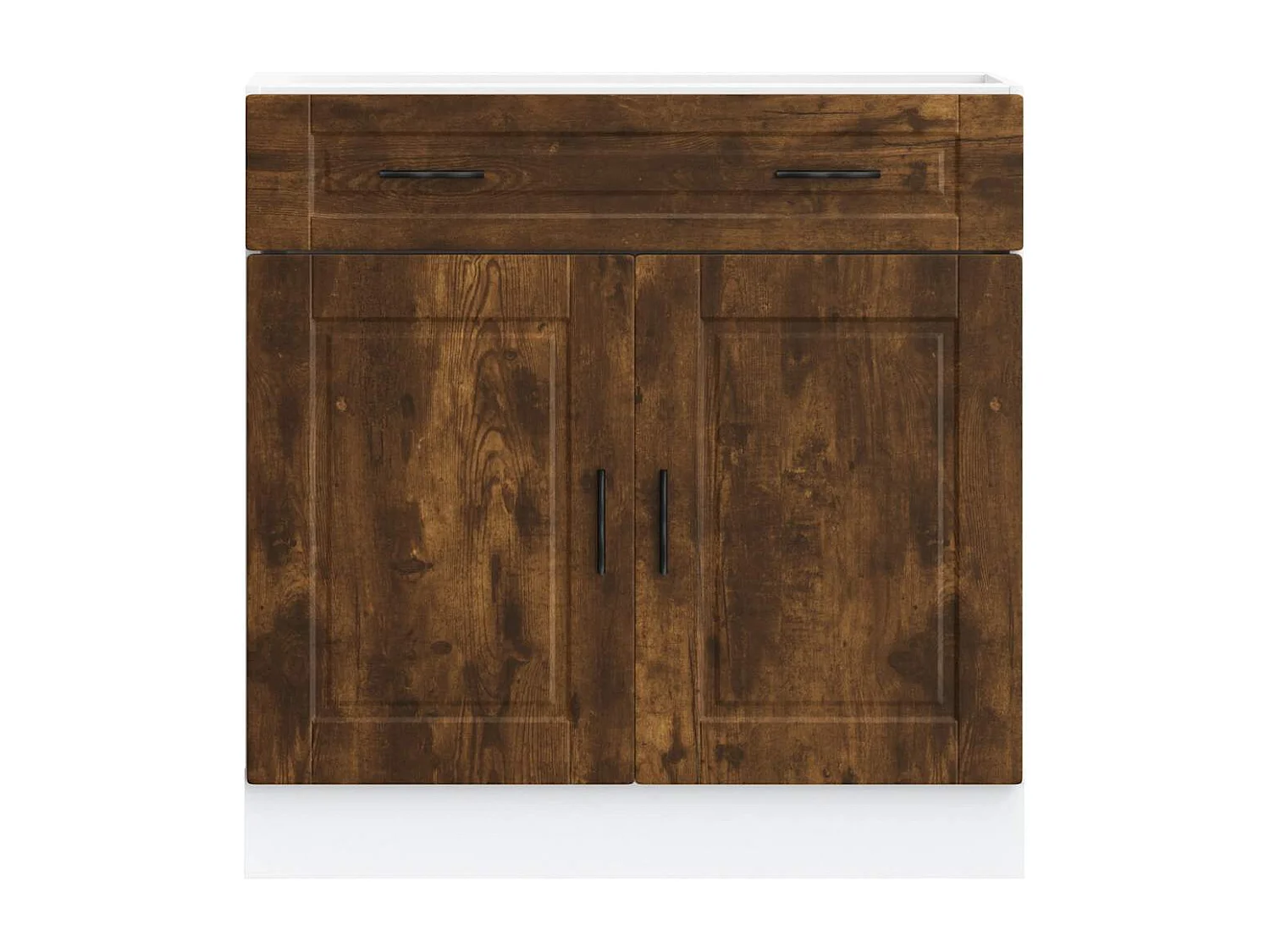 Meuble de cuisine chêne fumé bois d'ingénierie