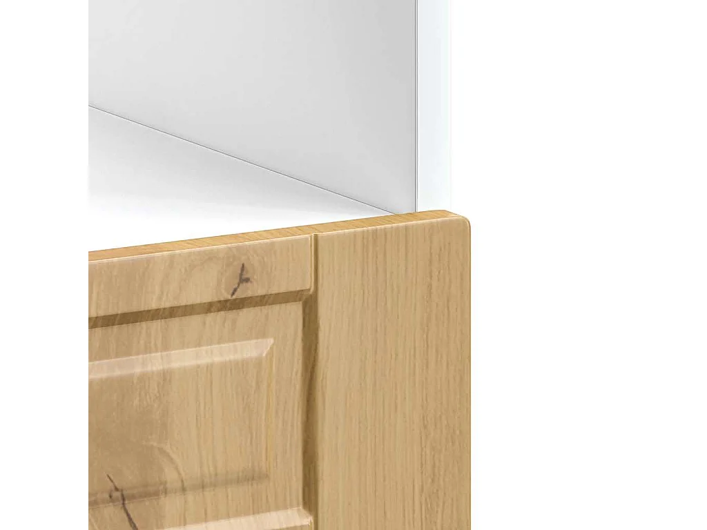 Meuble four chêne artisanal bois d'ingénierie