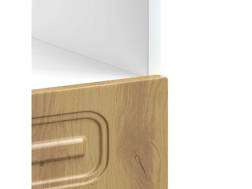 Meuble four chêne artisanal bois d'ingénierie