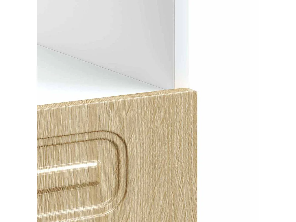 Meuble four chêne sonoma bois d'ingénierie