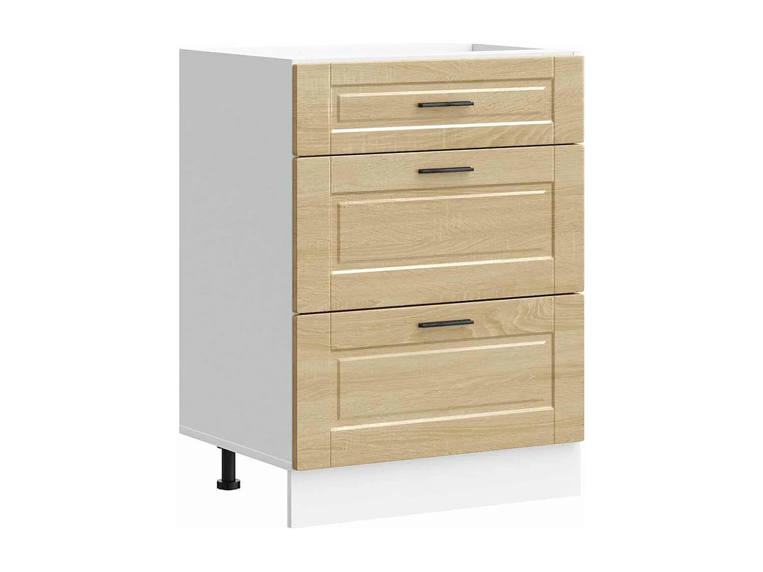 Meuble de cuisine chêne sonoma bois d'ingénierie