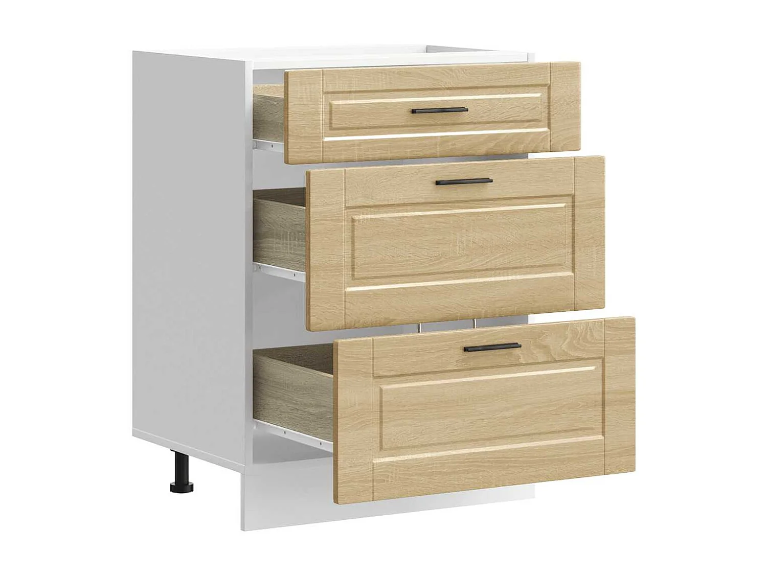 Meuble de cuisine chêne sonoma bois d'ingénierie