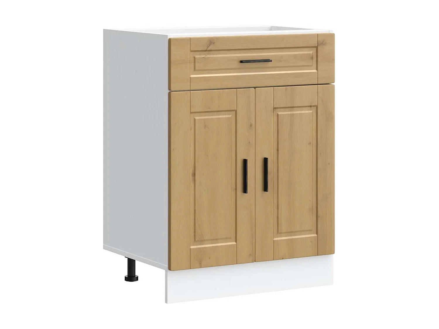 Meuble de cuisine chêne artisanal bois d'ingénierie