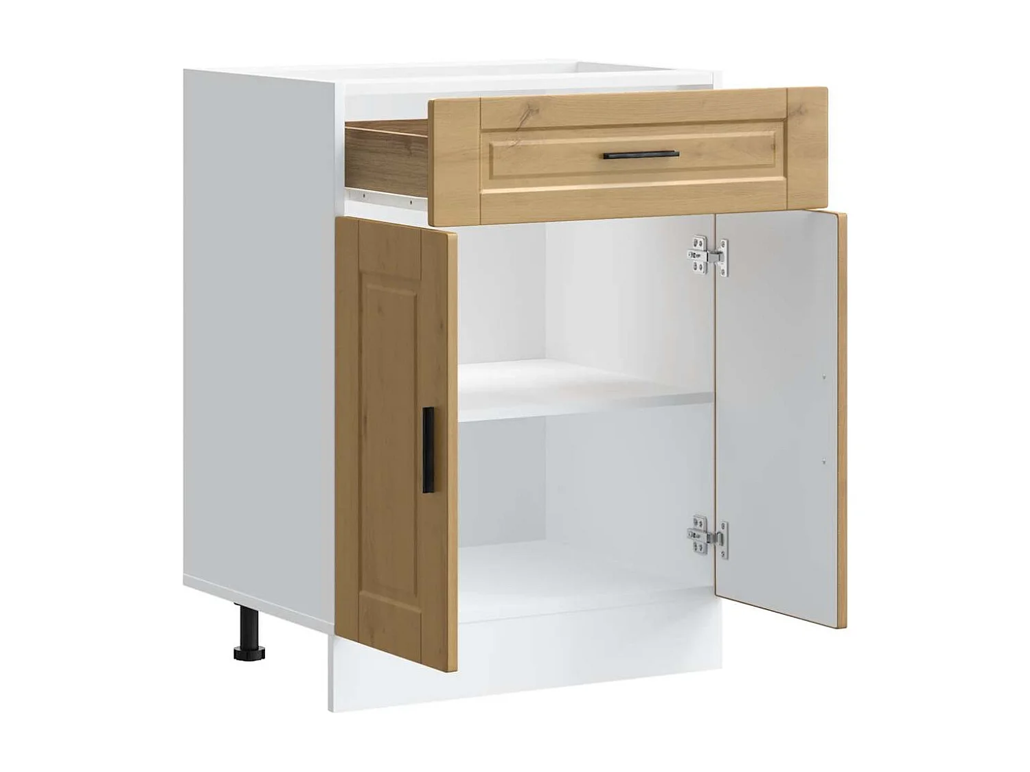 Meuble de cuisine chêne artisanal bois d'ingénierie