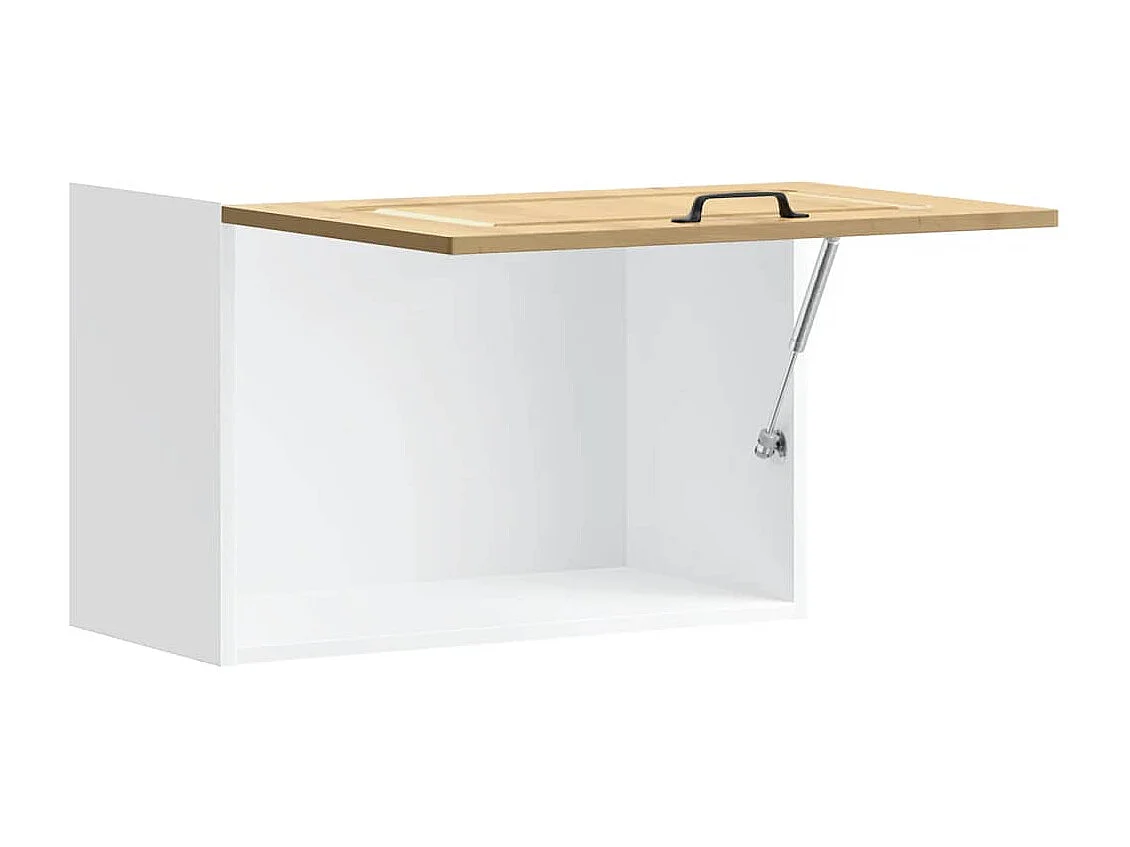 Meuble murale cuisine chêne artisanal bois d'ingénierie