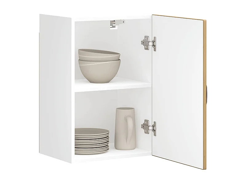 Meuble murale cuisine chêne artisanal bois d'ingénierie