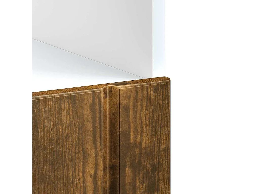 Meuble de four chêne fumé bois d'ingénierie