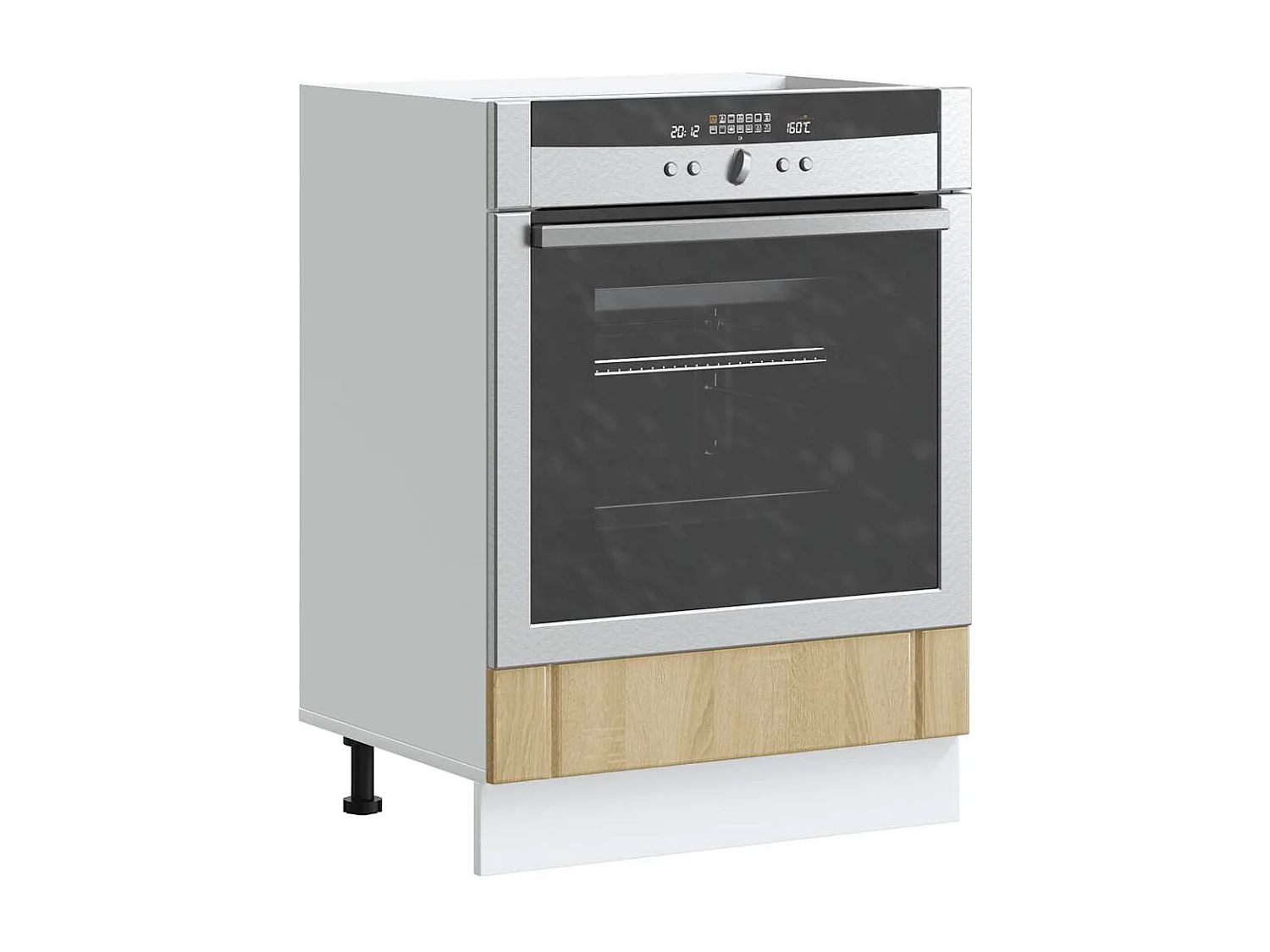 Meuble de four chêne sonoma bois d'ingénierie