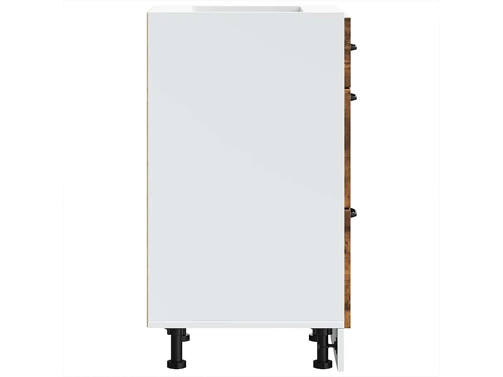 Meuble de cuisine chêne fumé bois d'ingénierie