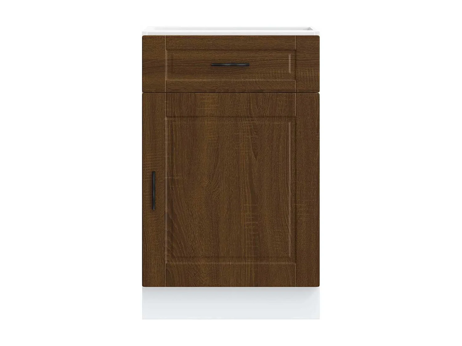 Meuble de cuisine chêne marron bois d'ingénierie