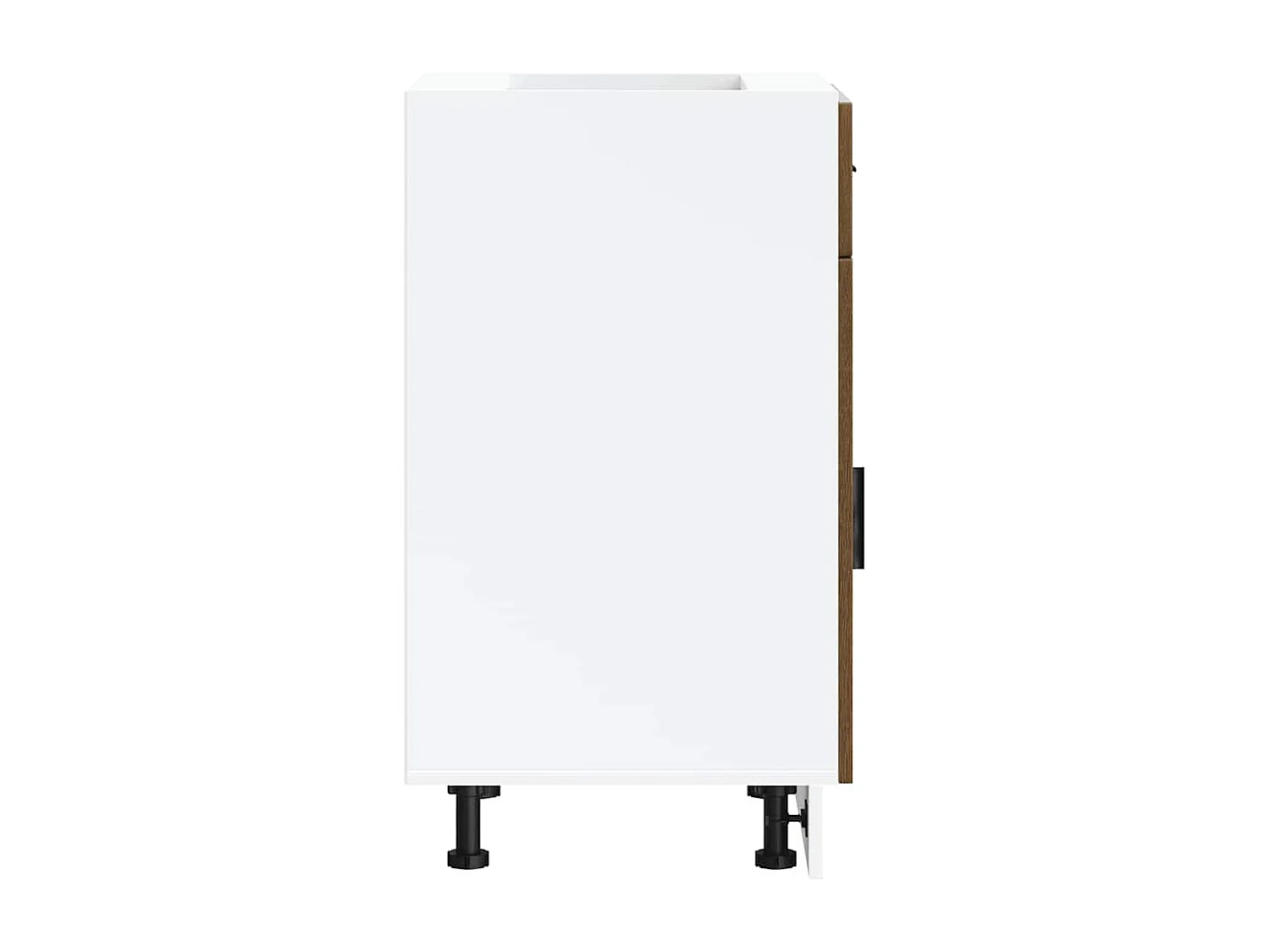 Meuble de cuisine chêne marron bois d'ingénierie