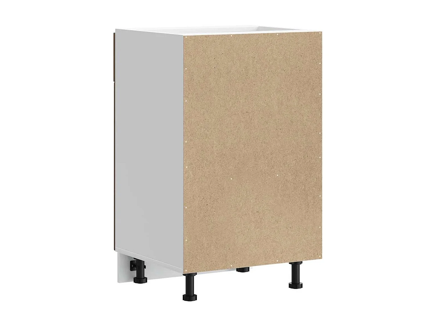 Meuble de cuisine chêne marron bois d'ingénierie