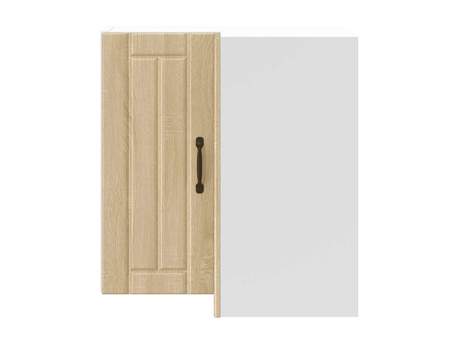 Meuble d'angle murale de cuisine chêne sonoma