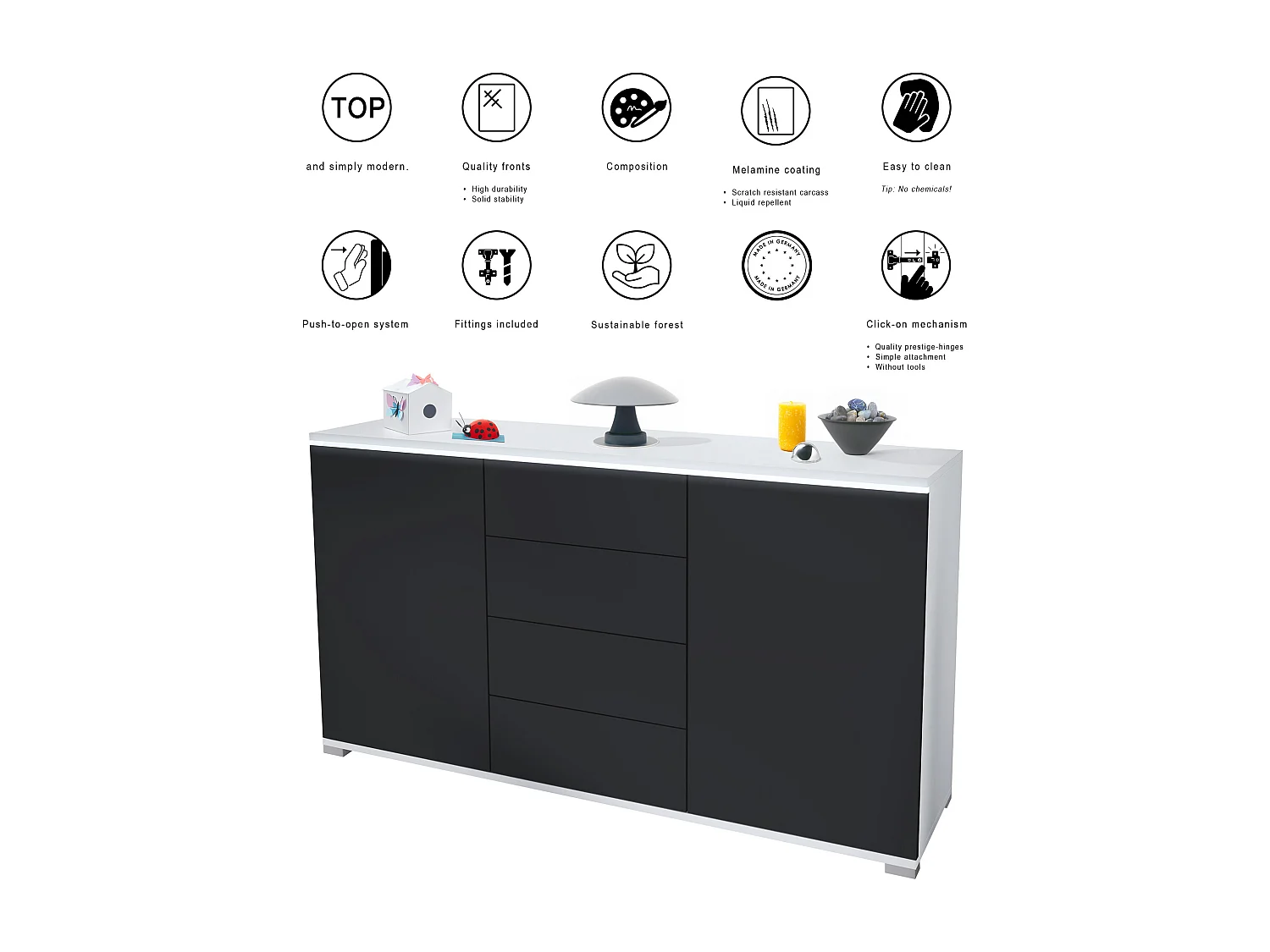 SIDEBOARD Faro Eiche Evoke