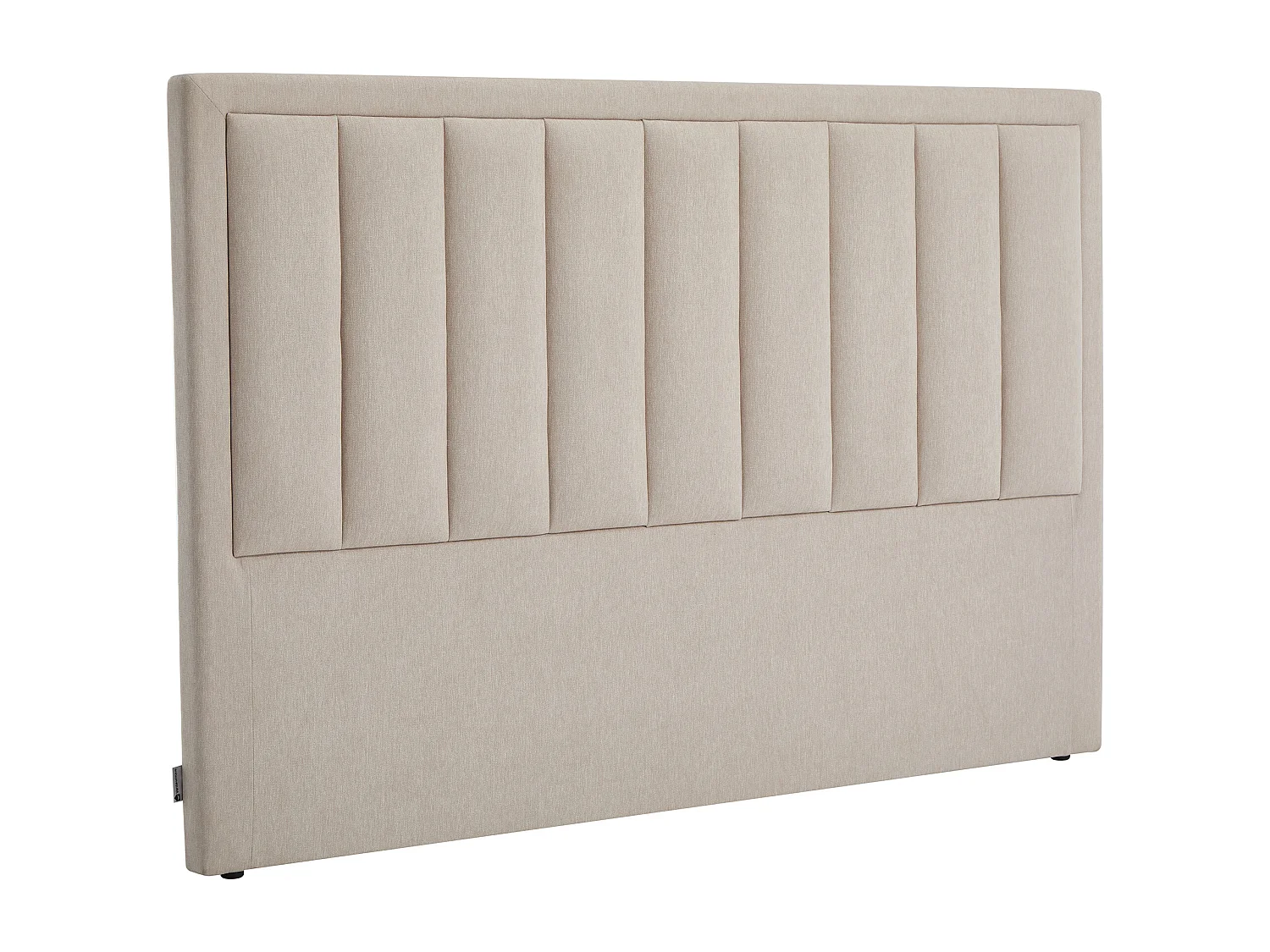 Tête de lit avec couture verticale - 180 cm - Tissu - Beige - RIVADIO