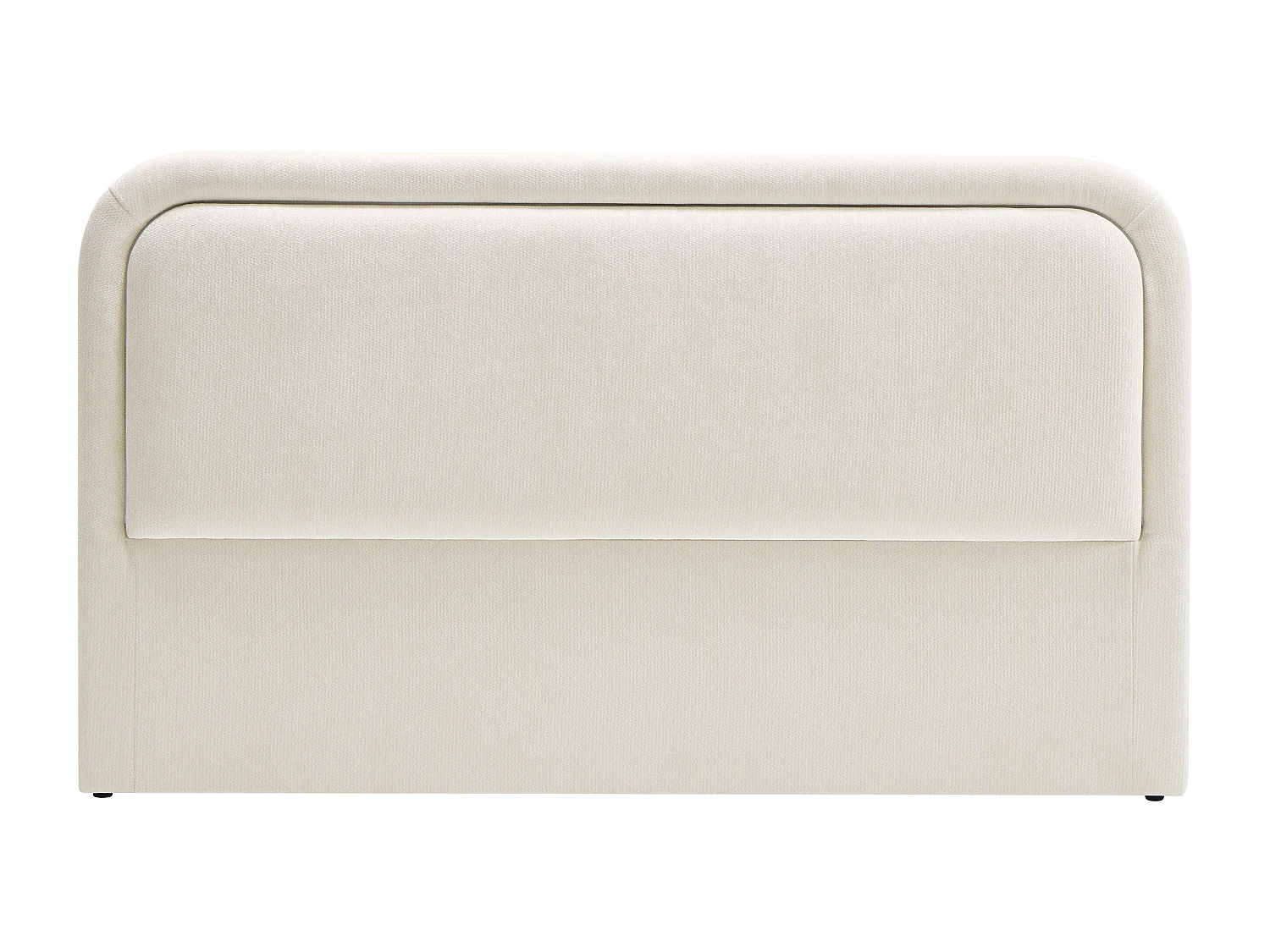 Tête de lit avec LEDs - 180 cm - Tissu texturé - Beige - IRSITA