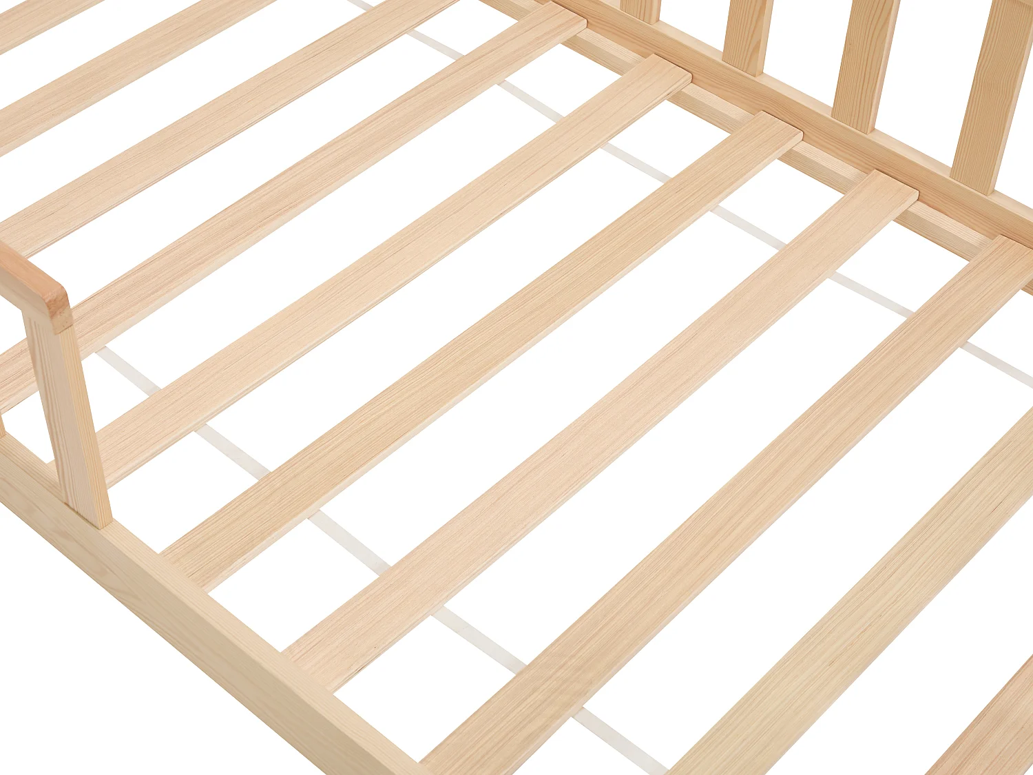 Lit cabane 90 x 190 cm - Pin - Naturel - MARTEVI