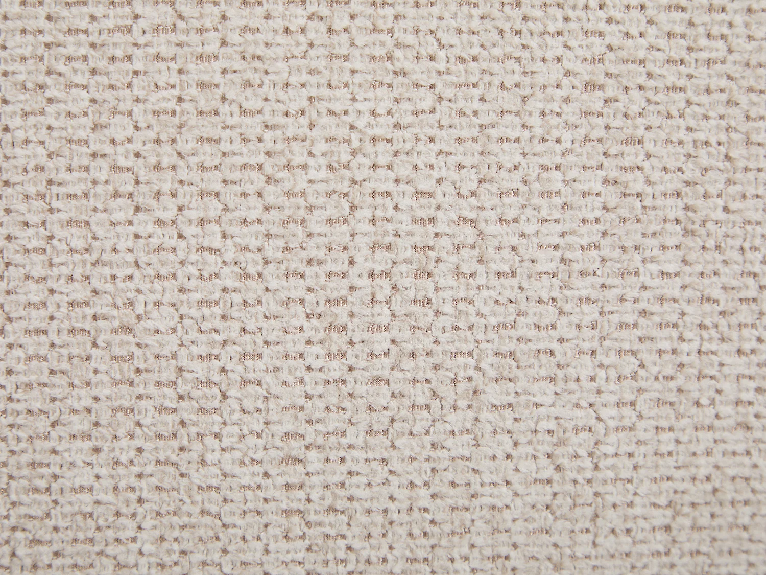 Lit 180 x 200 cm – Tissu texturé – Beige – DILUDO