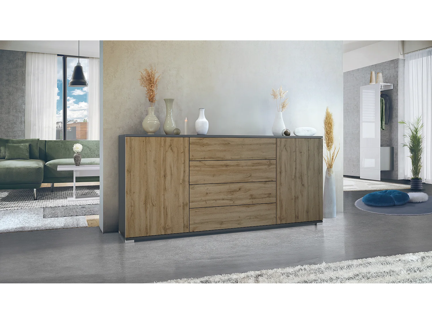 SIDEBOARD Santo Eiche Evoke