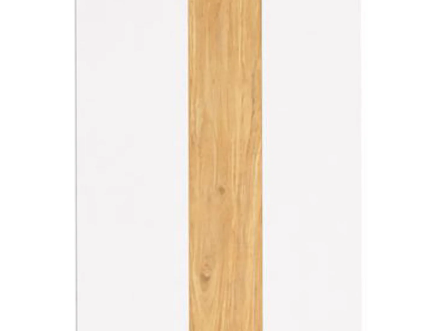 Mesa de comedor rectangular fija para 4 comensales 140x90 cm color blanco oak gold Mirko