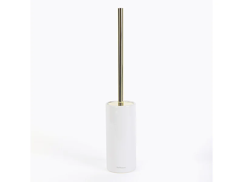 Brosse WC Kyoto en porcelaine blanche - BATHBAZAAR
