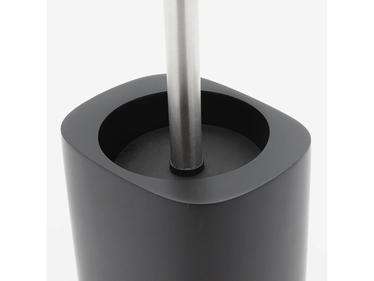 Pot à balai WC noir mat - Kako - BATHBAZAAR