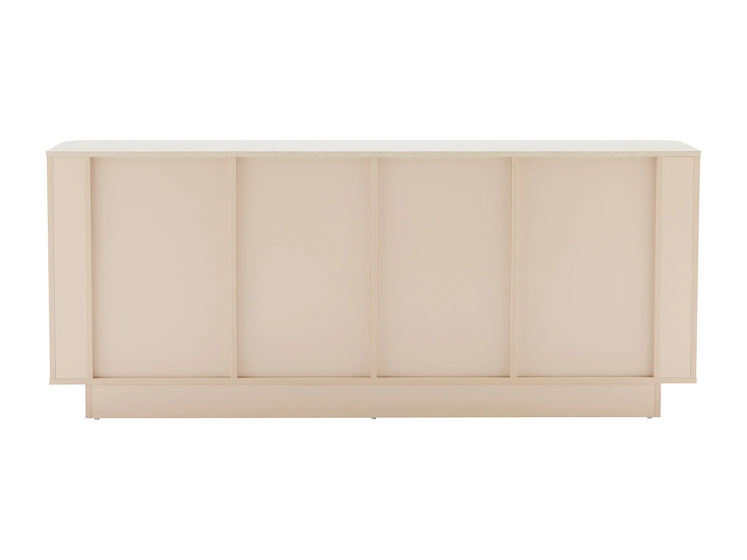 Buffet uni 4 portes L 180 cm crème