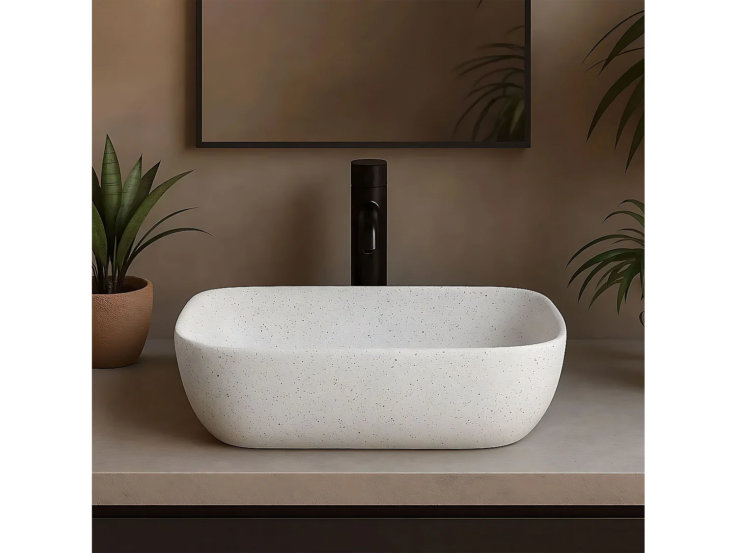 Vasque À Poser Rea Belinda Beige