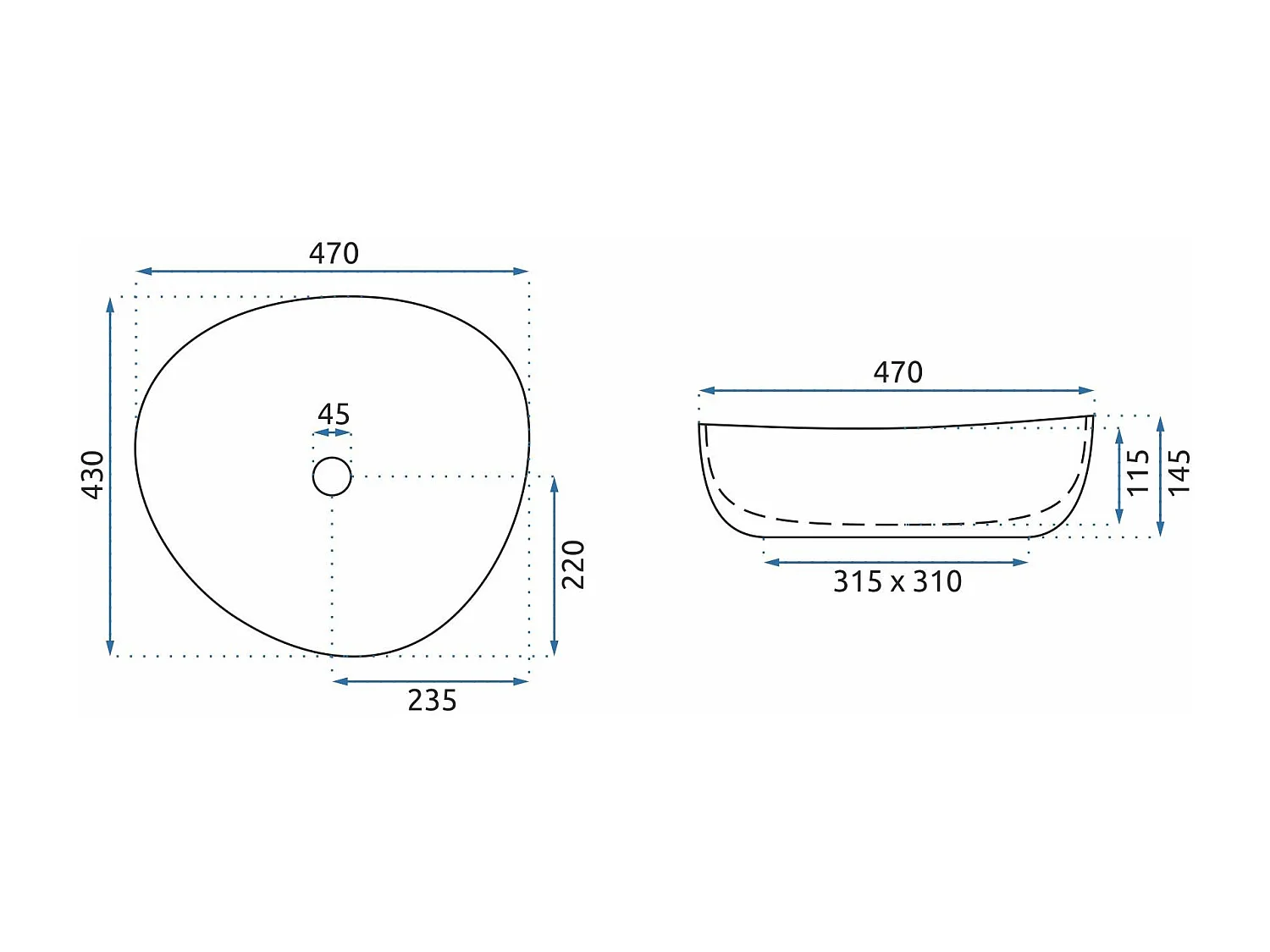 Vasque À Poser Basaro Un1008 Atena
