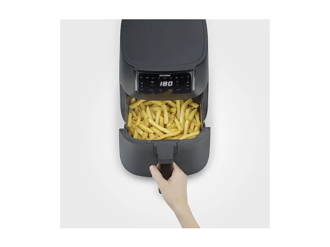 Friteuse a air chaud - SEVERIN - Airfryer FR2461 - Capacité 4 L - 8 programmes - 1300 W