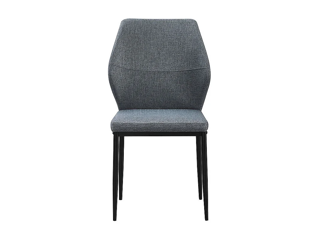 Conjunto 4 Cadeiras de Sala Rose (Cinza)