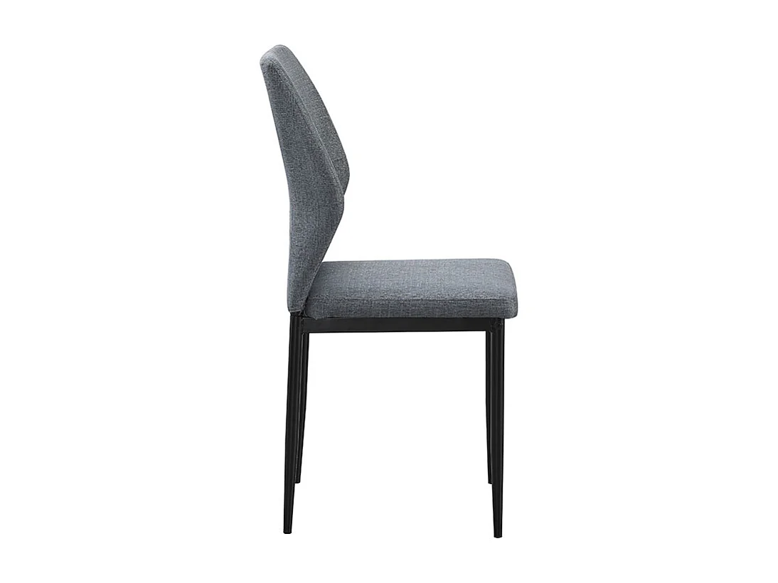 Conjunto 4 Cadeiras de Sala Rose (Cinza)