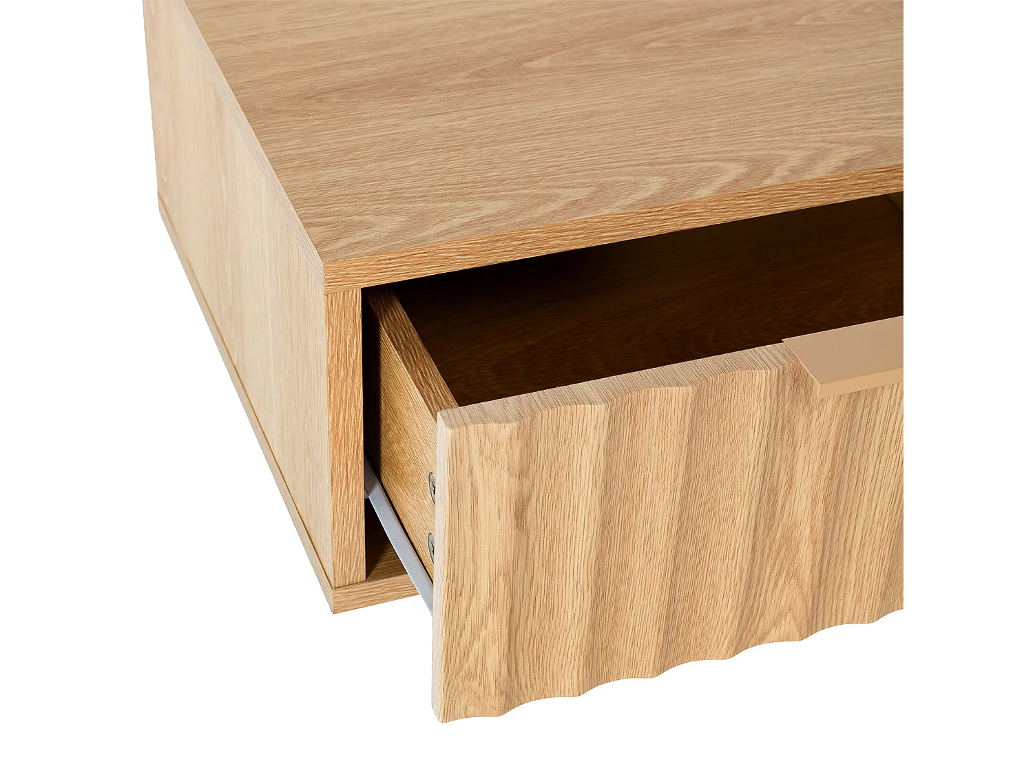 2er-Set Schwebende nachttische Lluvia 1 schublade Eichenfarbe