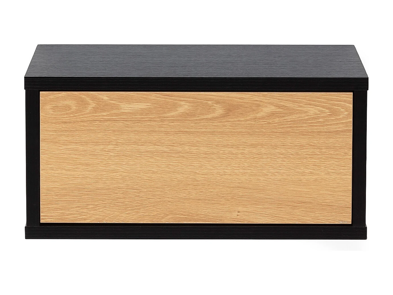 2er-Set Schwebende nachttische Apolo 1 schublade Schwarz