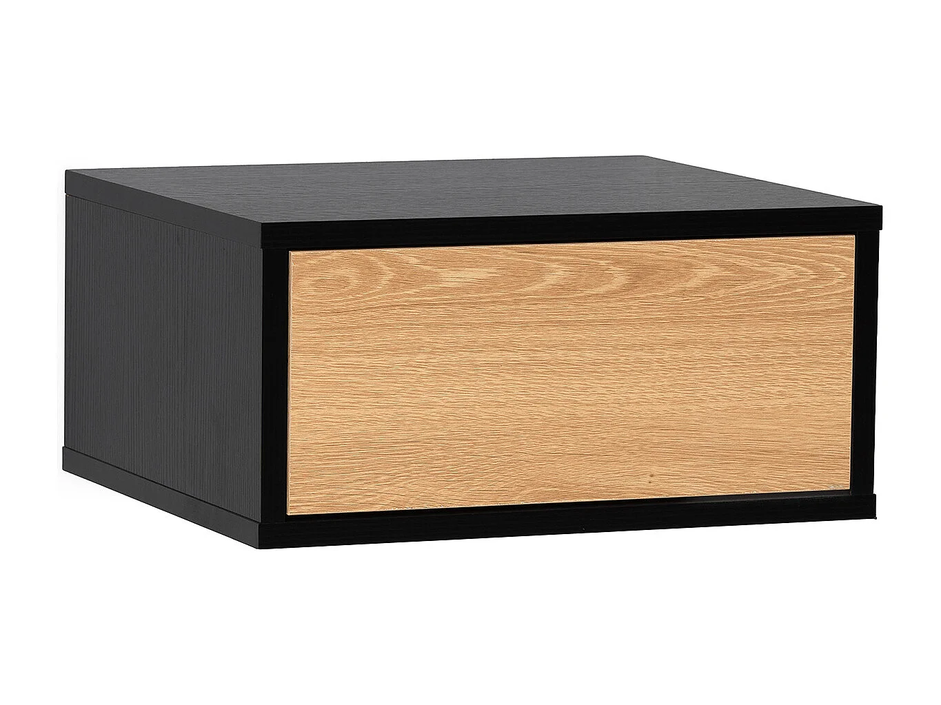 Schwebender nachttisch Apolo 1 schublade Schwarz