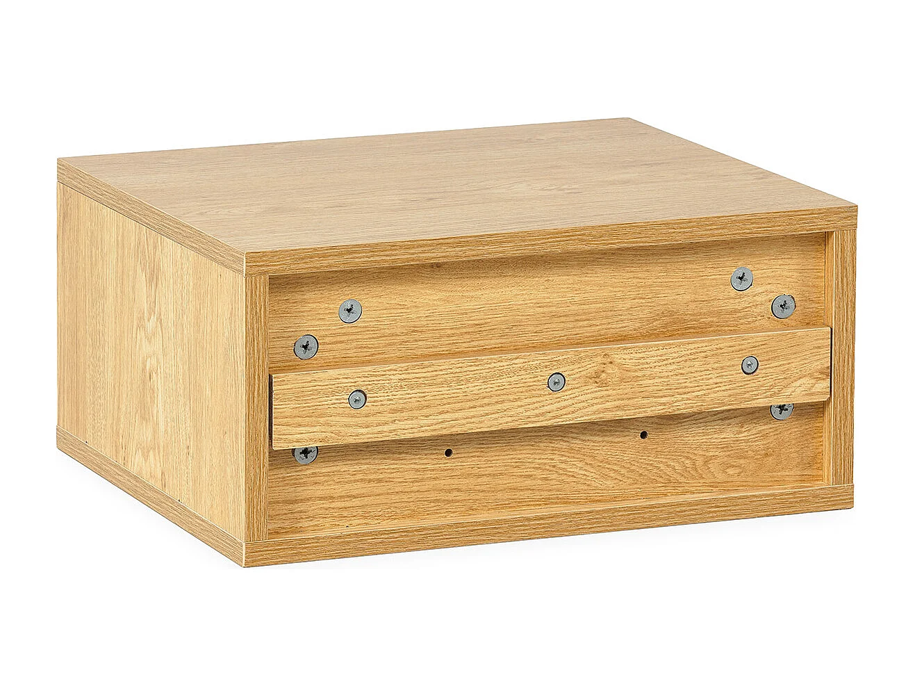 2er-Set Schwebende nachttische Mónica 1 schublade Eichenfarbe