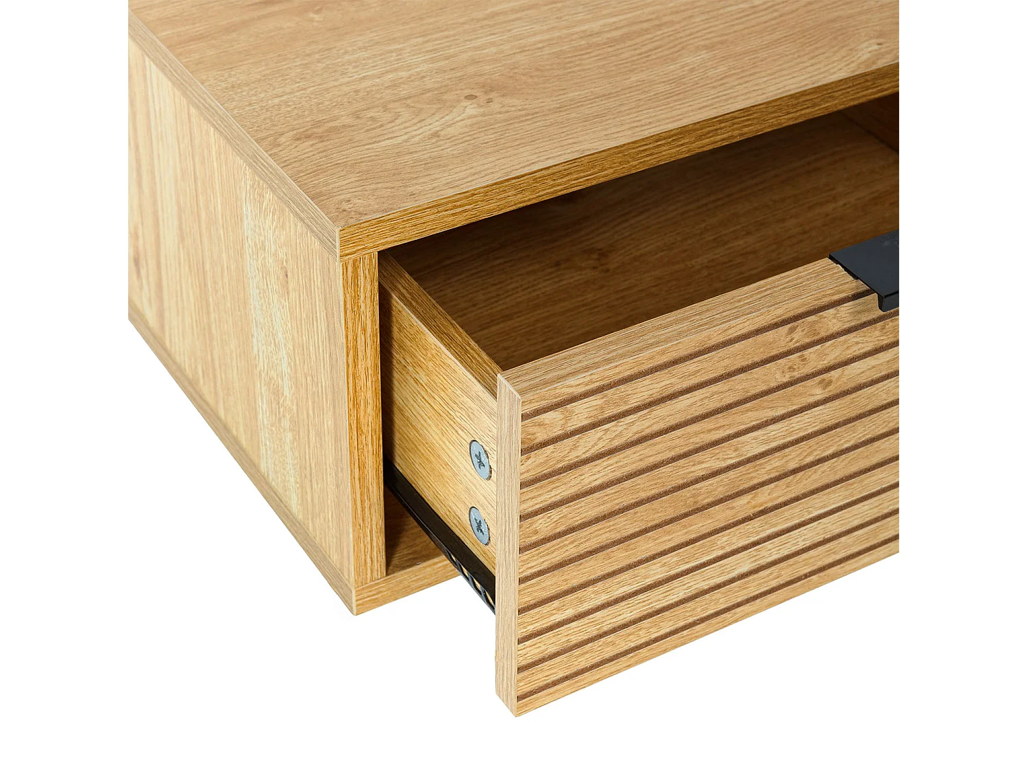 2er-Set Schwebende nachttische Mónica 1 schublade Eichenfarbe