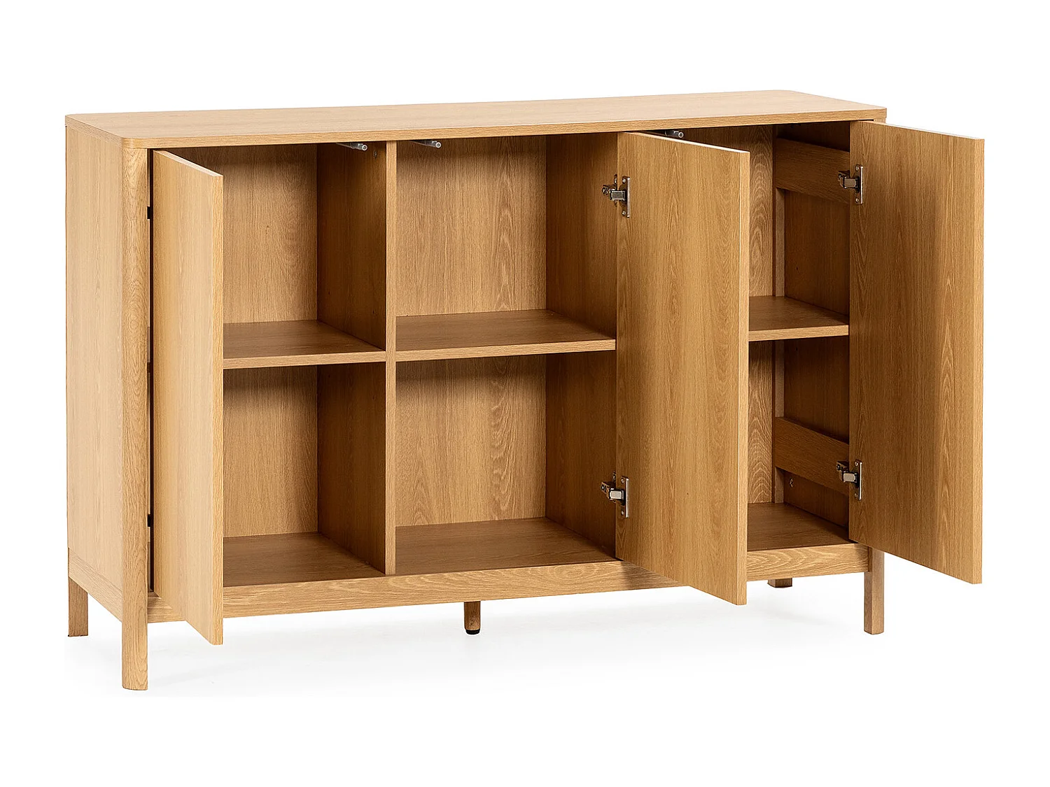 Buffet Nassau 3 portes effet Chêne