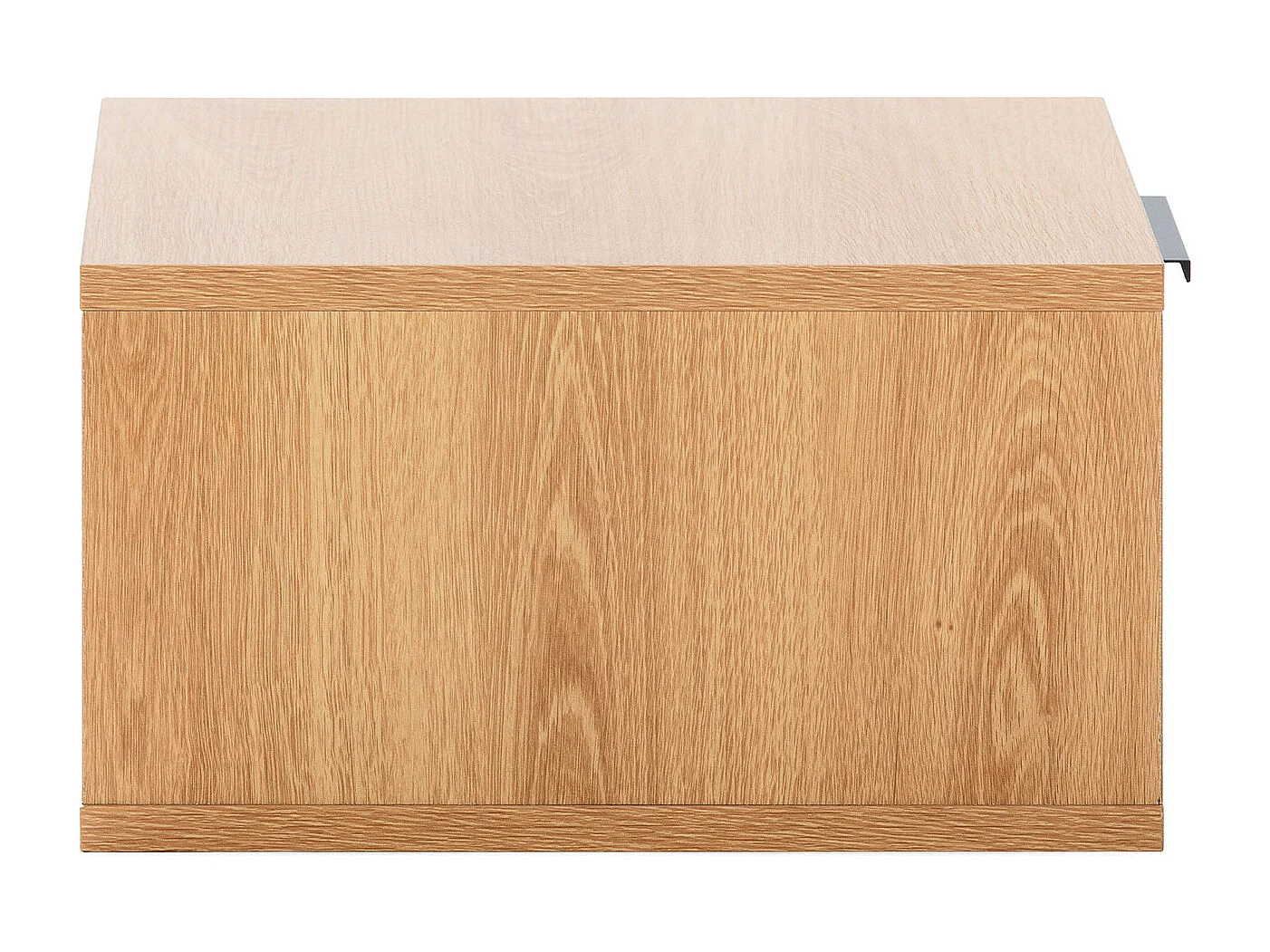 2er-Set Schwebende nachttische Auri 1 schublade Eichenfarbe