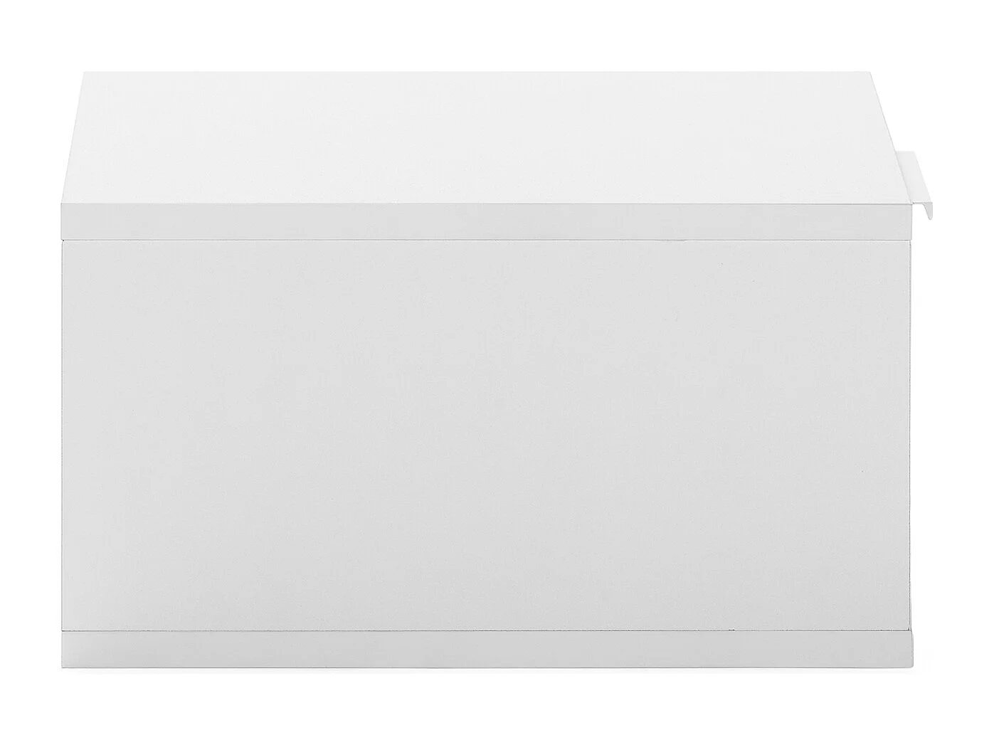 2er-Set Schwebende nachttische Auri 1 schublade Weiß