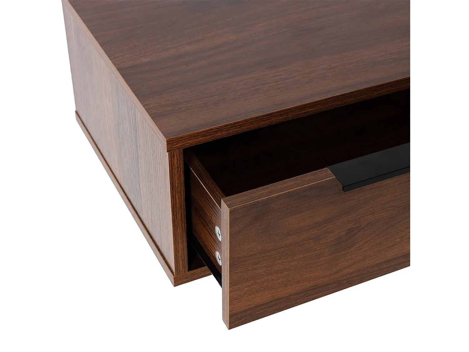 Schwebender nachttisch Auri 1 schublade Walnuss