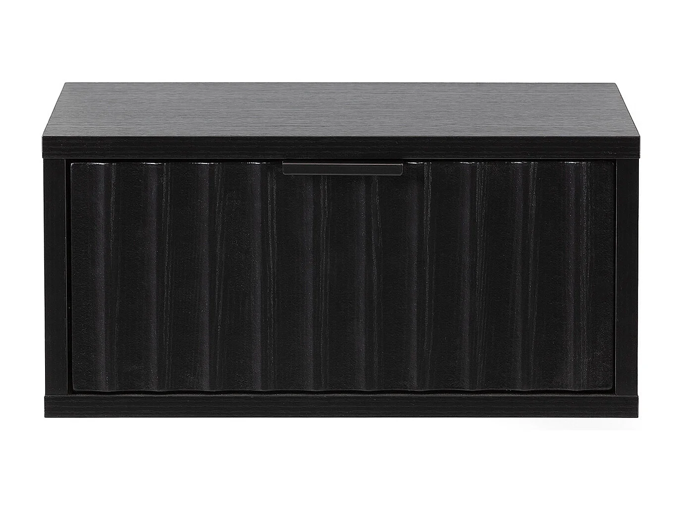 Schwebender nachttisch Lluvia 1 schublade Schwarz