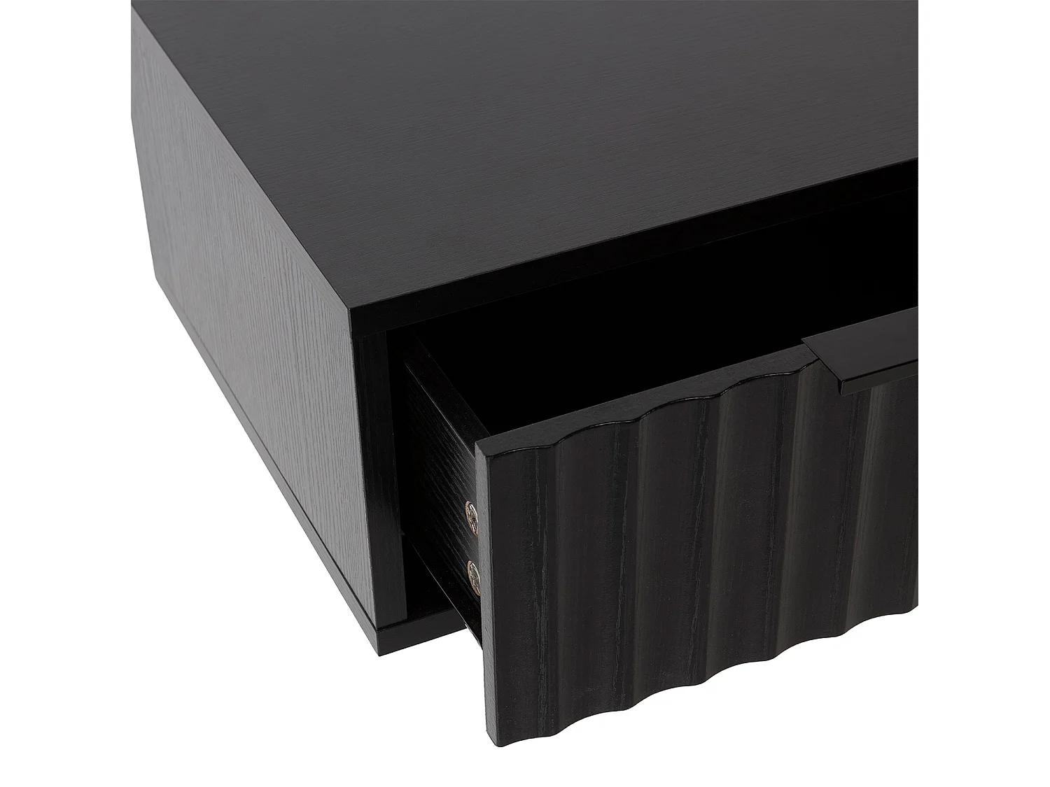 Schwebender nachttisch Lluvia 1 schublade Schwarz