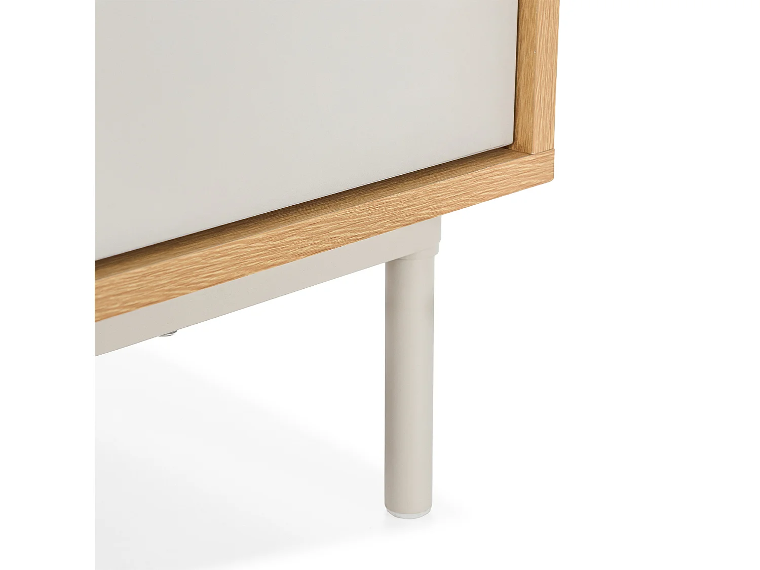 Buffet Cuzco 3 portes couleur Chêne/Gris