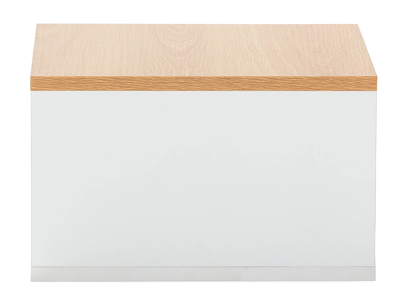 Schwebender nachttisch Desi 1 schublade Weiß/Eiche