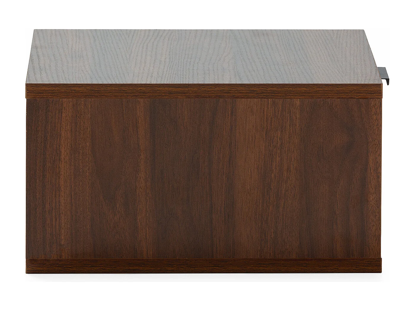 2er-Set Schwebende nachttische Lluvia 1 schublade Walnuss