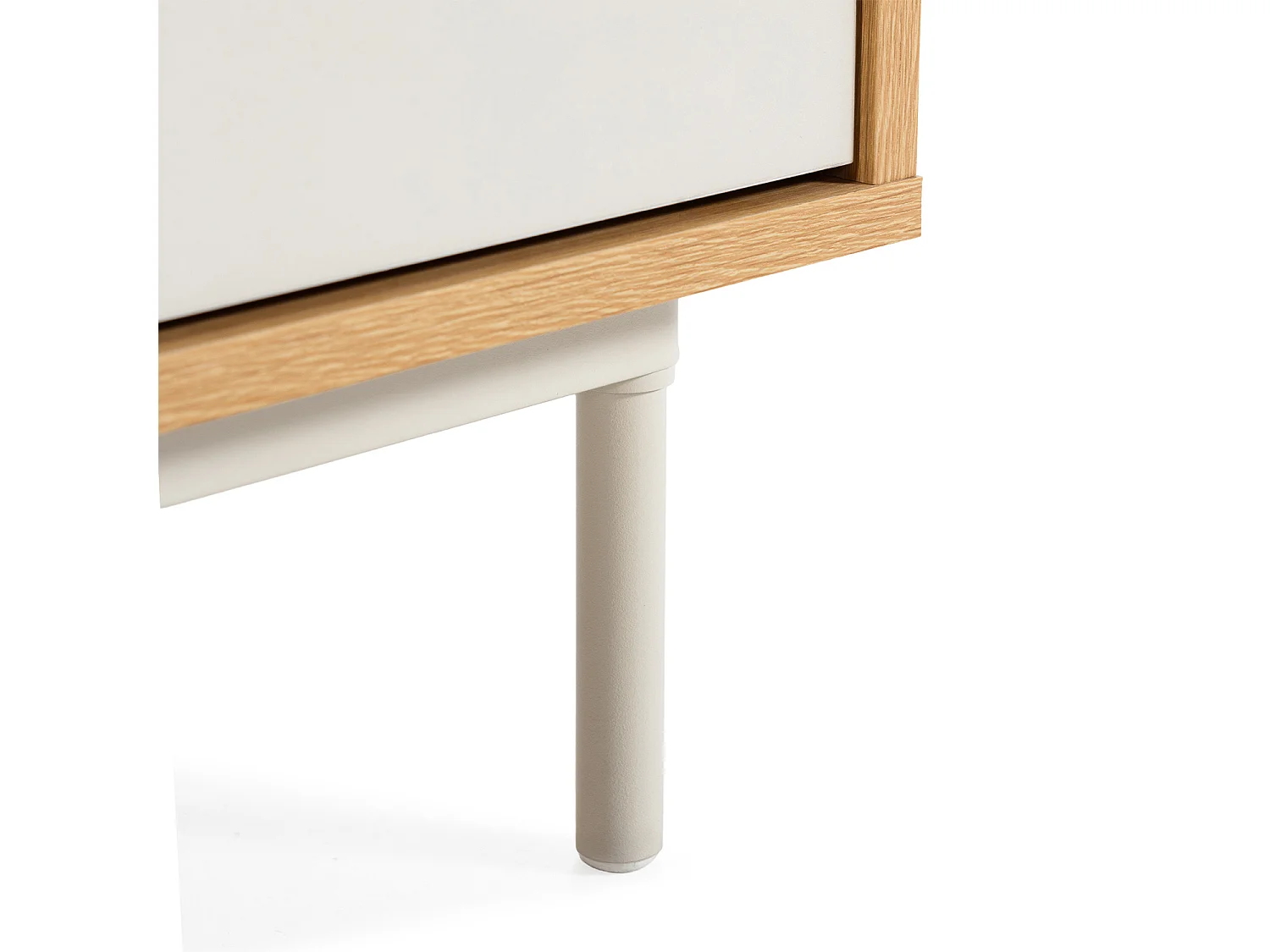 Kommode Cuzco 3 schubladen Eichenfarbe/grau