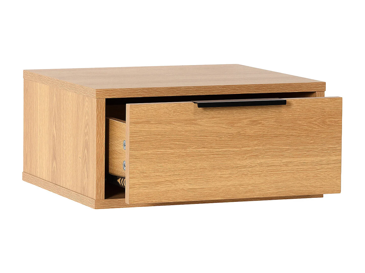 Schwebender nachttisch Auri 1 schublade Eichenfarbe